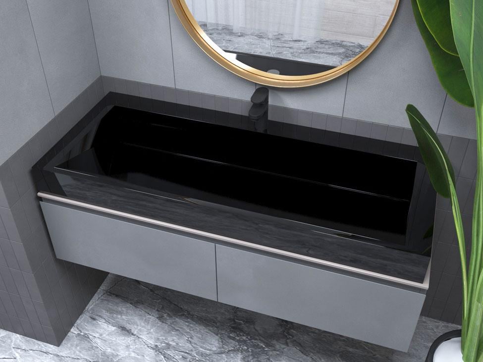 Умивальник накладний Status Boho 120 Black (636) - фото 7