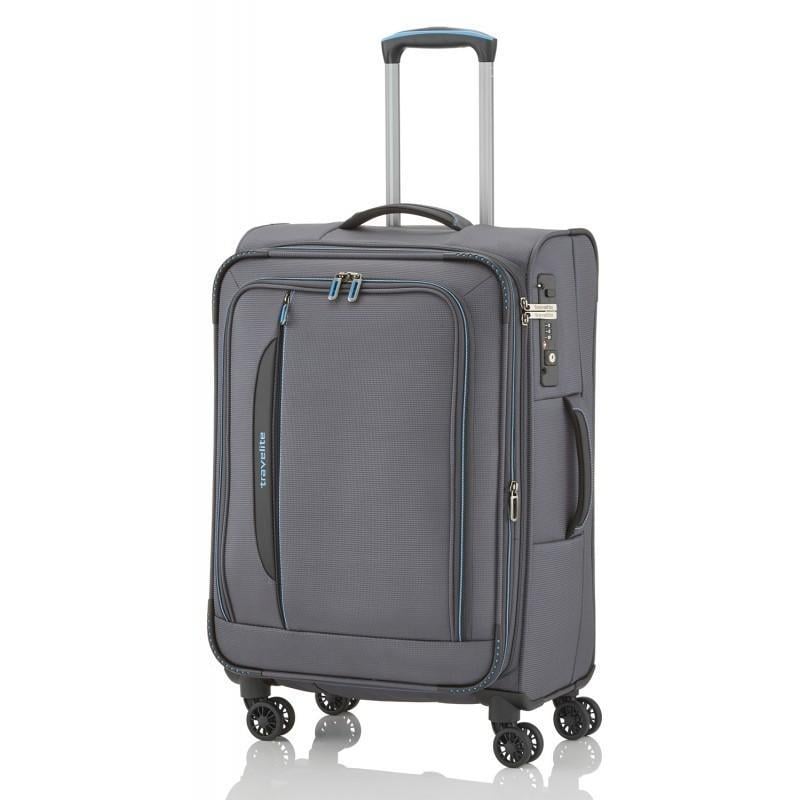 Валіза Travelite Crosslite M+ 69/80 л Anthracite (TL089548-04) - фото 1 Валіза Travelite Crosslite M+ 69/80 л Anthracite (TL089548-04) - фото 1