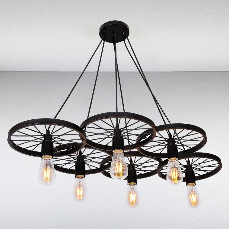 Люстра подвесная Light House LS-14602-6 BK Черный