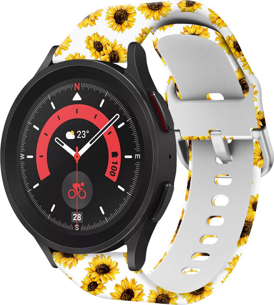 Ремешок Colorful для Galaxy Watch 5 Pro Sunflower White (29661) - фото 1