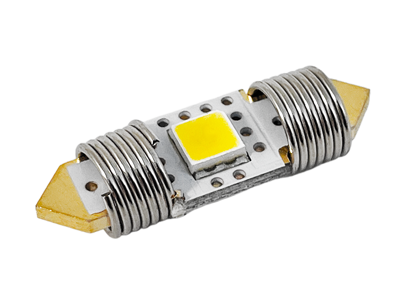 Автолампа светодиодная SMD5054-1led C5W SV8.5 12 В 31 мм Белый (6473)