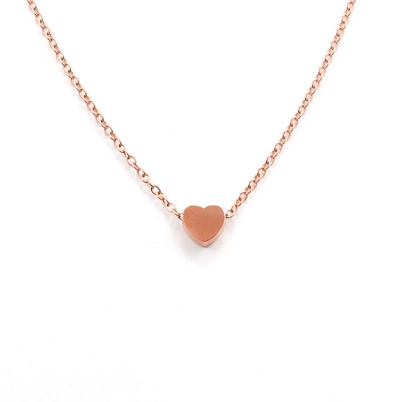 Цепочка с кулоном Сердце PureLove Розово-золотистый (514)