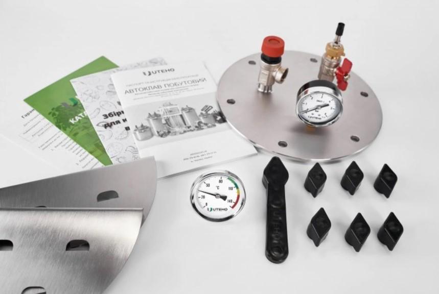 Автоклав для консервирования UTEHO А40 50 л 40 банок/0,5 л (842684063) - фото 8