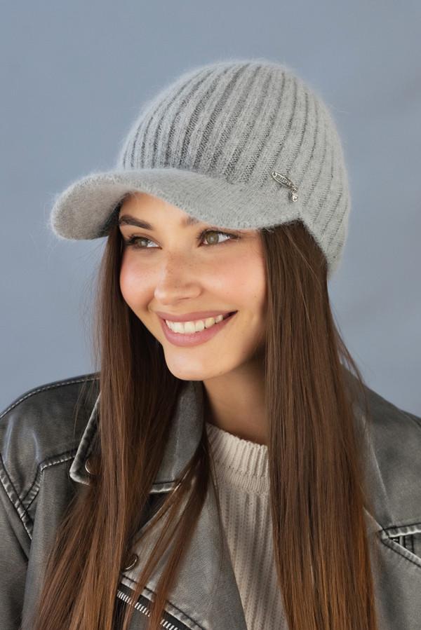 Бейсболка женская Braxton Кокетка 7238 Серый (2351538601)