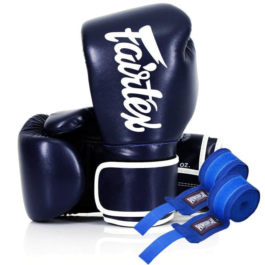 Боксерские перчатки FAIRTEX BGV14 16 унций бинты в комплекте Blue (3019820691) Боксерские перчатки FAIRTEX BGV14 16 унций бинты в комплекте Blue (3019820691)