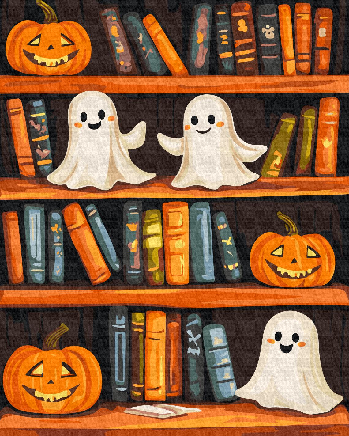 Картина по номерам Brushme Веселый Хэллоуин 40x50 см (BS54404) Картина по номерам Brushme Веселый Хэллоуин 40x50 см (BS54404)