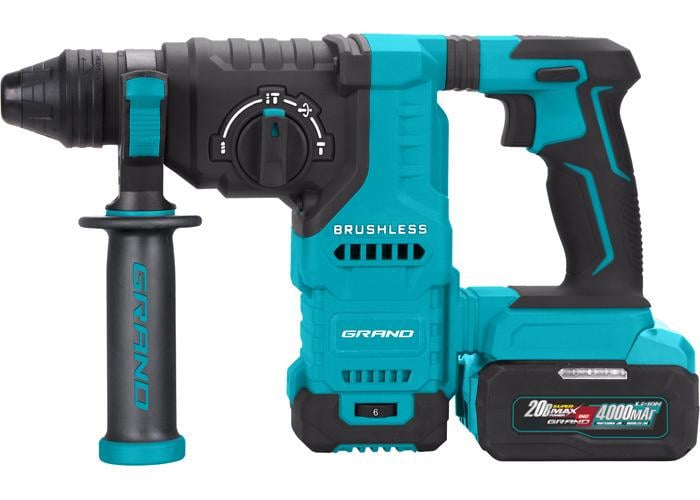 Перфоратор акумуляторний Grand BRUSHLESS ПА-20/26 BL/HS-1 (27083410)