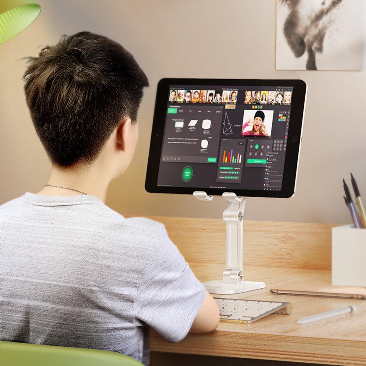 Держатель для телефона настольный Hoco PH34 Excelente Double Folding Stand White (6931474734136) - фото 3 Держатель для телефона настольный Hoco PH34 Excelente Double Folding Stand White (6931474734136) - фото 3