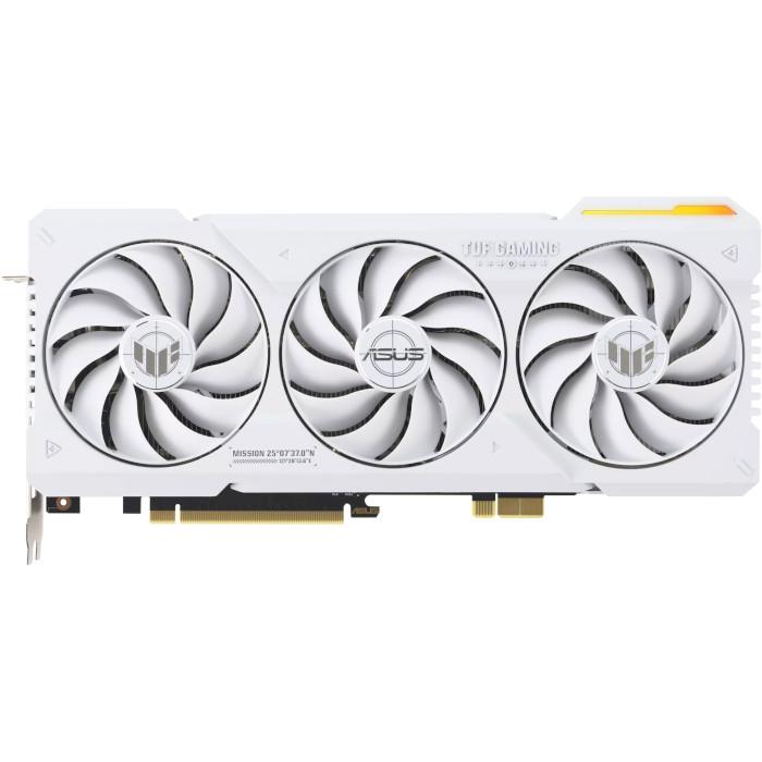 Відеокарта Asus TUF NVIDIA RTX 4070 Ti SUPER OC BTF 16 GB GDDR6X 2670 МГц PCIe 4,0 White (TUF-RTX4070TIS-O16G-BTF-White) - фото 2
