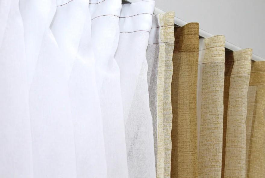 Фіранка на кухню/балкон 400х170 см Коричневий/Білий (111к) - фото 3