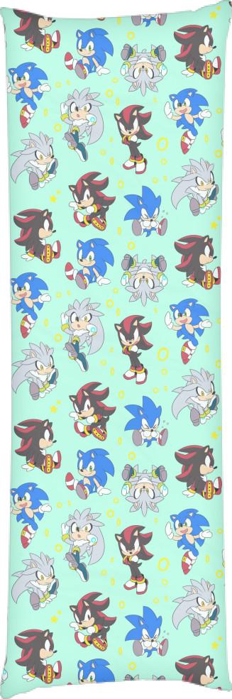 Подушка дакимакура Sonic 46 40x100 см (13531943)