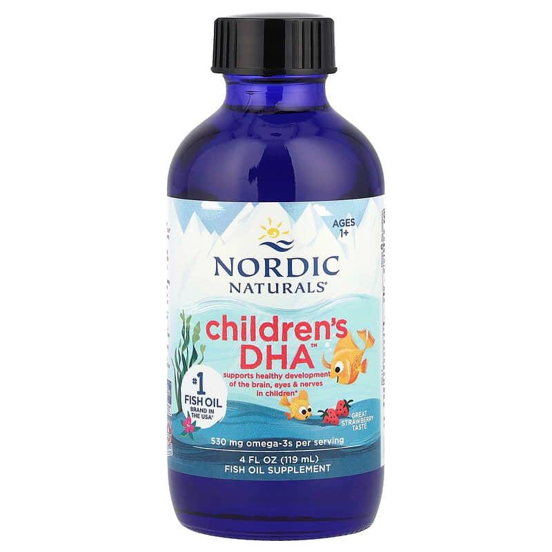 Омега-3 для детей от 1 года Nordic Naturals Children's DHA вкус клубники 119 мл (2696758826) Омега-3 для детей от 1 года Nordic Naturals Children's DHA вкус клубники 119 мл (2696758826)