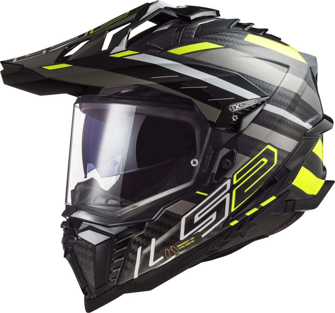 Мотошлем LS2 MX701 Explorer C Edge 2XL Gloss Black/Hi-Vis Yellow (39001) Мотошлем LS2 MX701 Explorer C Edge 2XL Gloss Black/Hi-Vis Yellow (39001)