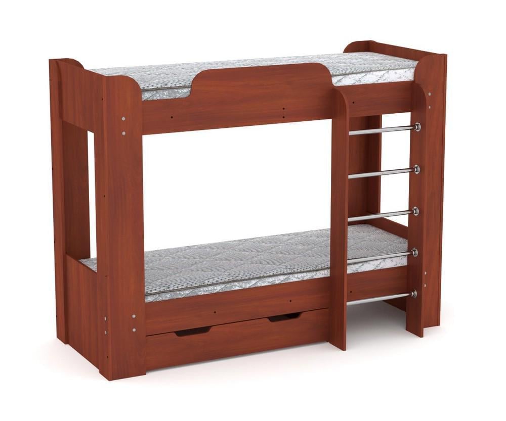 Двох'ярусне ліжко з ящиком Компаніт Твикс-2 Яблуня