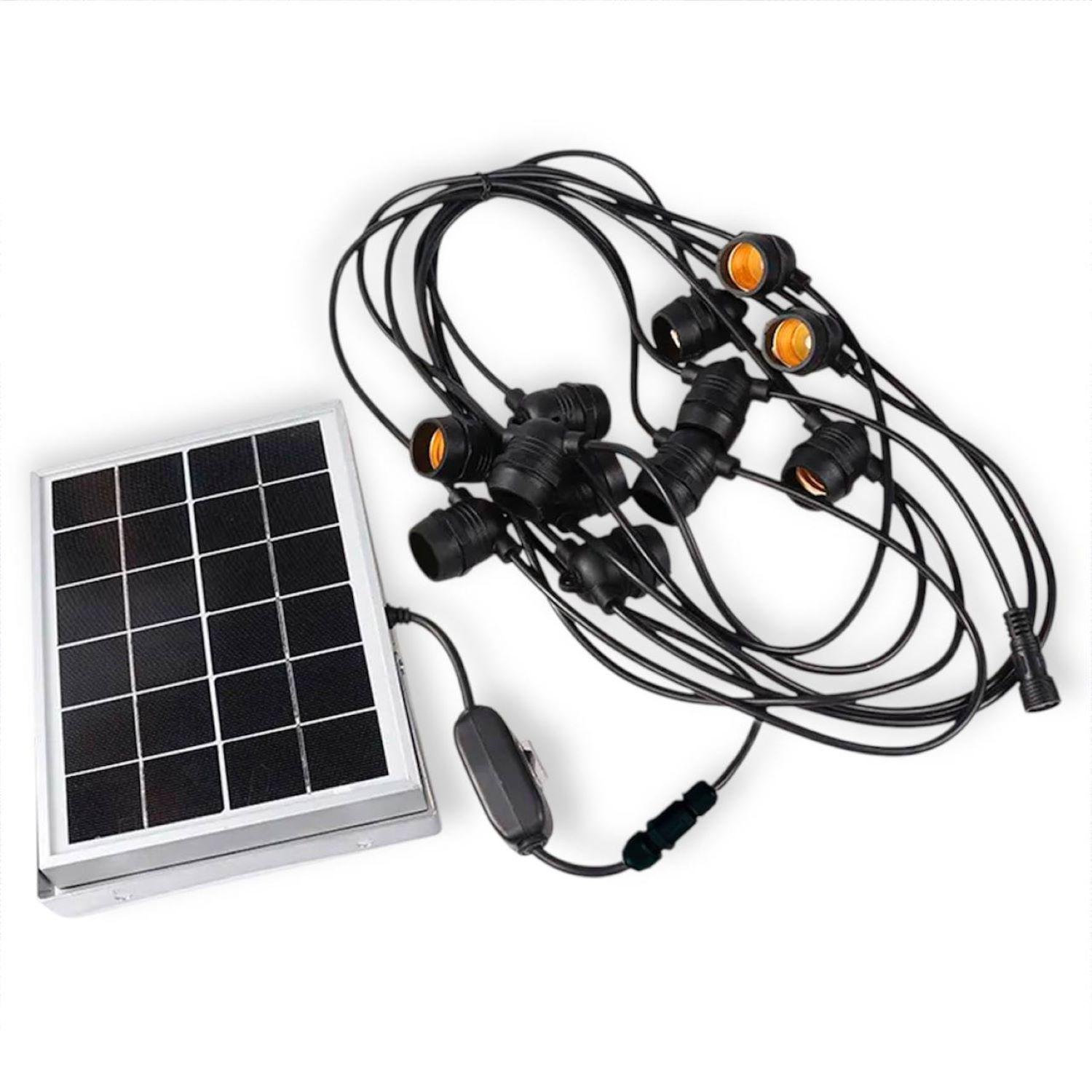 Солнечная панель со встроенным аккумулятором Solar 33х21,5 см 12W 3V 6000 mAh для уличных гирлянд под патрон E27 - фото 8 Солнечная панель со встроенным аккумулятором Solar 33х21,5 см 12W 3V 6000 mAh для уличных гирлянд под патрон E27 - фото 8