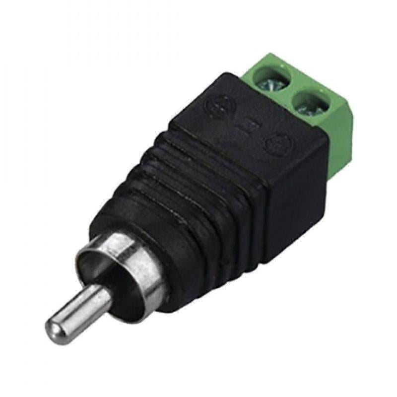 Коннектор разъем RCA под винт папа Grace Security RCA-01 (100365)