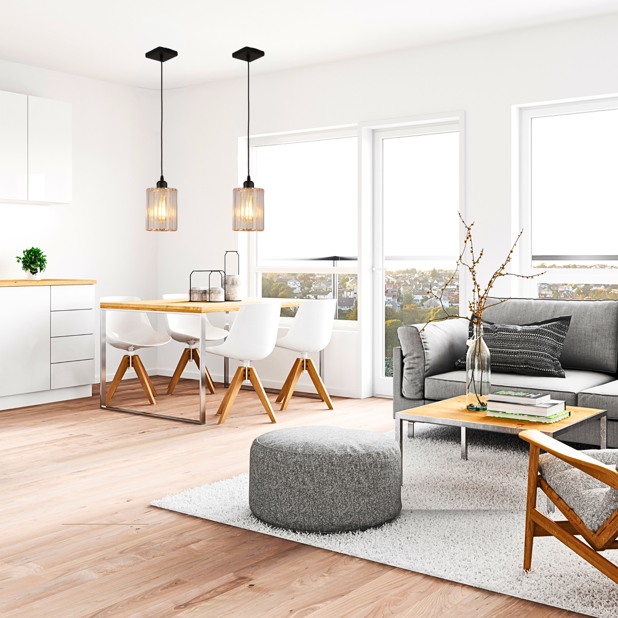 Люстра подвесная Sirius GLD-20996-1 BK+CR - фото 3 Люстра подвесная Sirius GLD-20996-1 BK+CR - фото 3