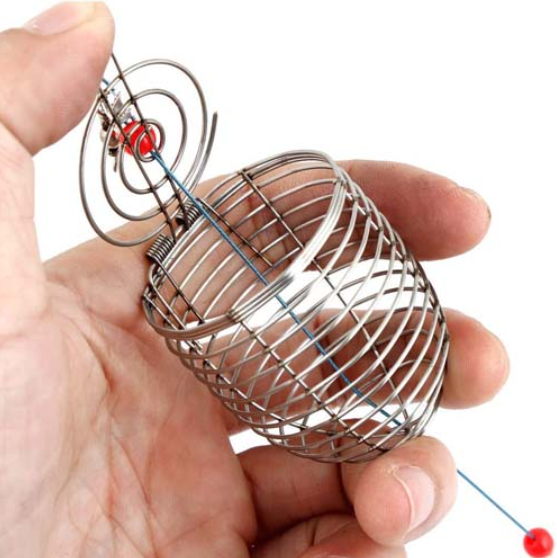 Сітка фідер пружинна кришка метал 4x4,6 см (495450) - фото 2 Сітка фідер пружинна кришка метал 4x4,6 см (495450) - фото 2