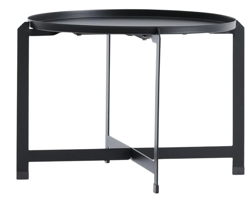 Столик лаунж d 50 высота 40 см Черный (e88149b4)