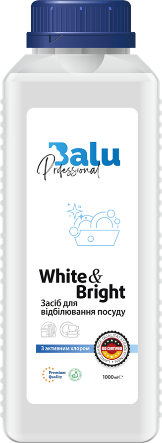 Средство отбеливания посуды BALU с содержанием активного хлора 1 л (00000015142)