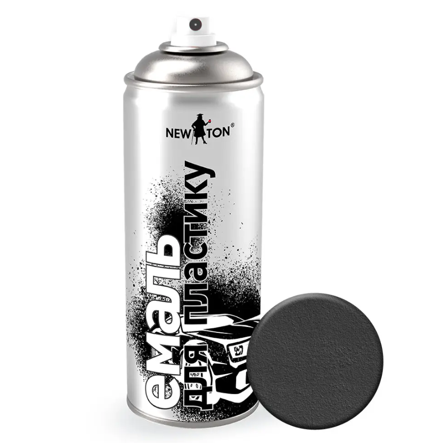 Эмаль для пластика New Ton Аэрозоль структурная 400 мл Антрацит (X-1447)