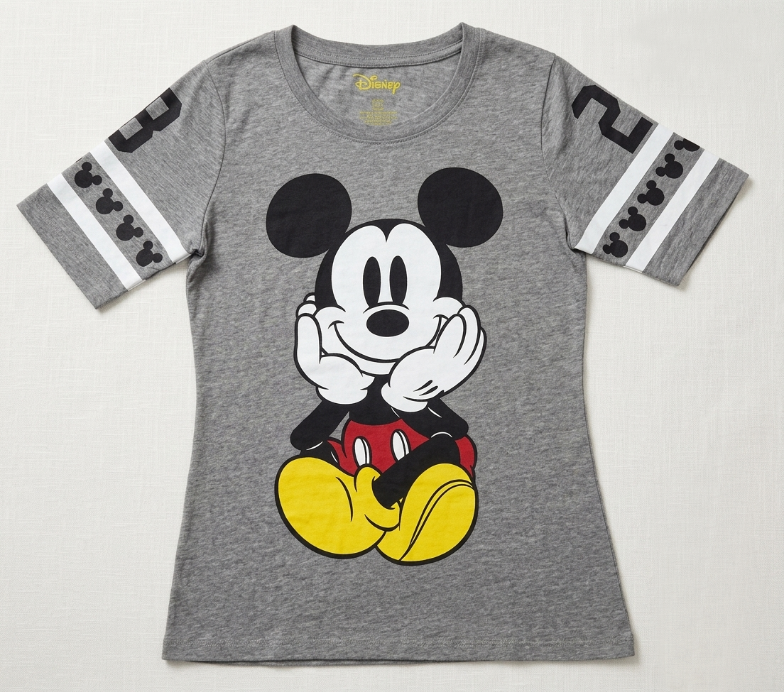 Футболка женская бейсбольная Disney Мики Маус L Серый (35472289) Футболка женская бейсбольная Disney Мики Маус L Серый (35472289)