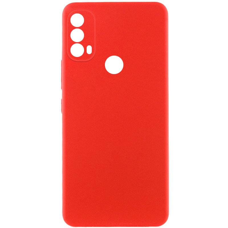 Протиударний чохол Silicone Cover Lakshmi Full Camera (AAA) для Motorola Moto E40 Червоний / Red
