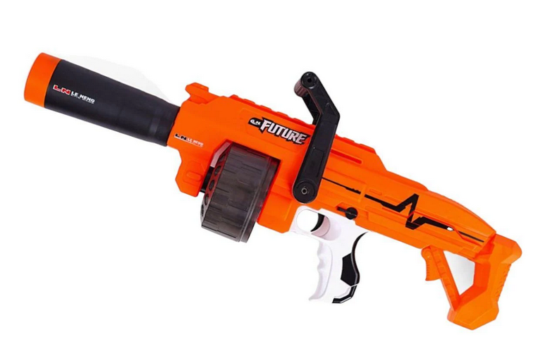 Автомат с 30 мягкими патронами и 3 бумажными мишенями/автоматический и механический режимы работы (156151) Автомат с 30 мягкими патронами и 3 бумажными мишенями/автоматический и механический режимы работы (156151)