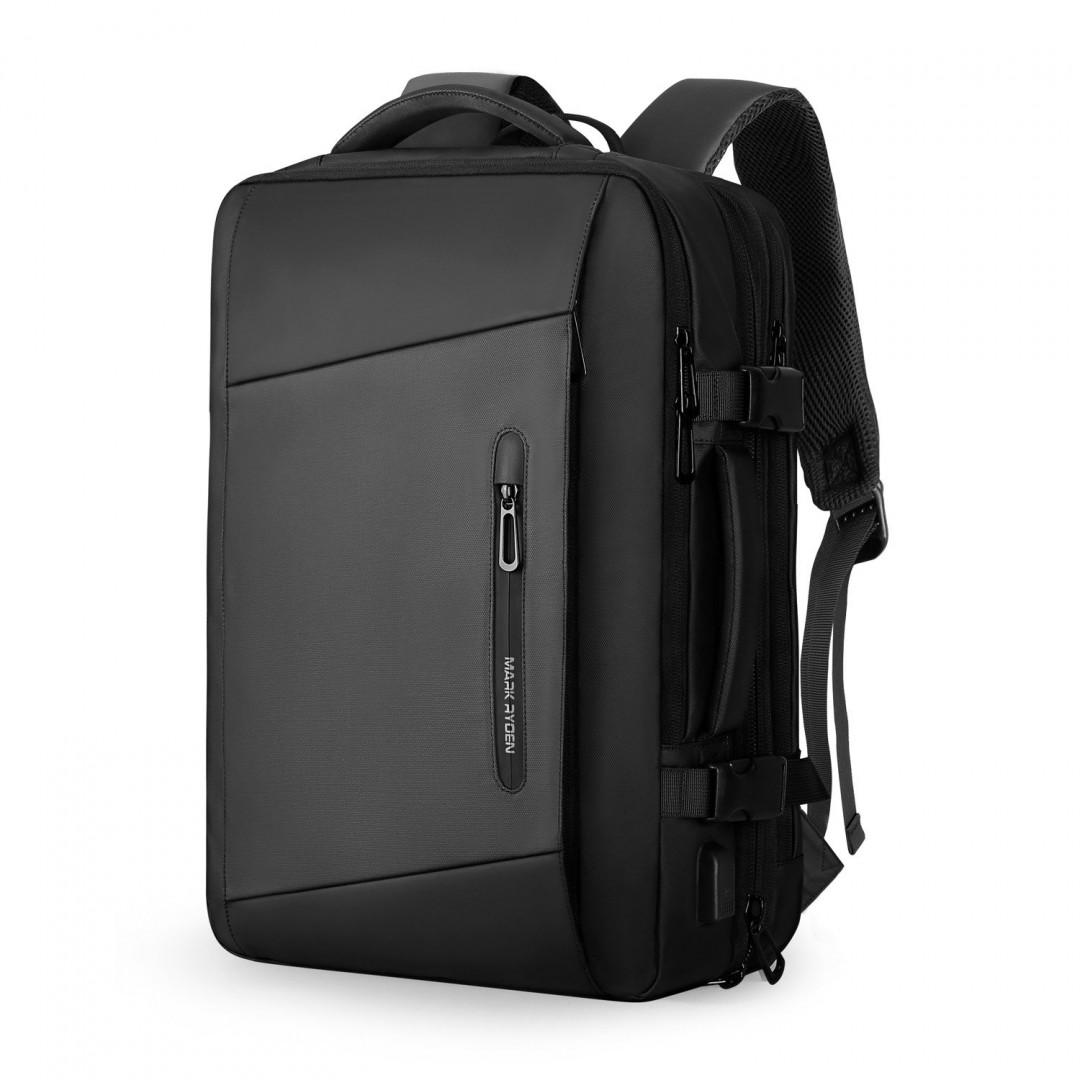 Городской рюкзак Mark Ryden Infinity MR9299 Large для ноутбука 17,3" с USB 26-39 л Черный