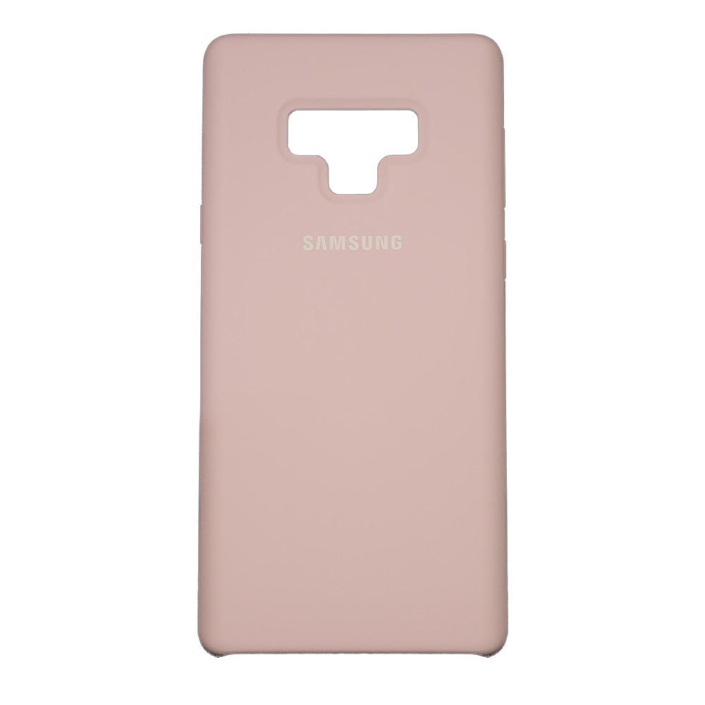Чехол Silicone Case High Copy Samsung Note 9 Бледно-розовый