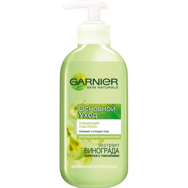 Гель-пенка Garnier Skin Naturals Основной Уход 200мл, C1951313 (3600540592644)