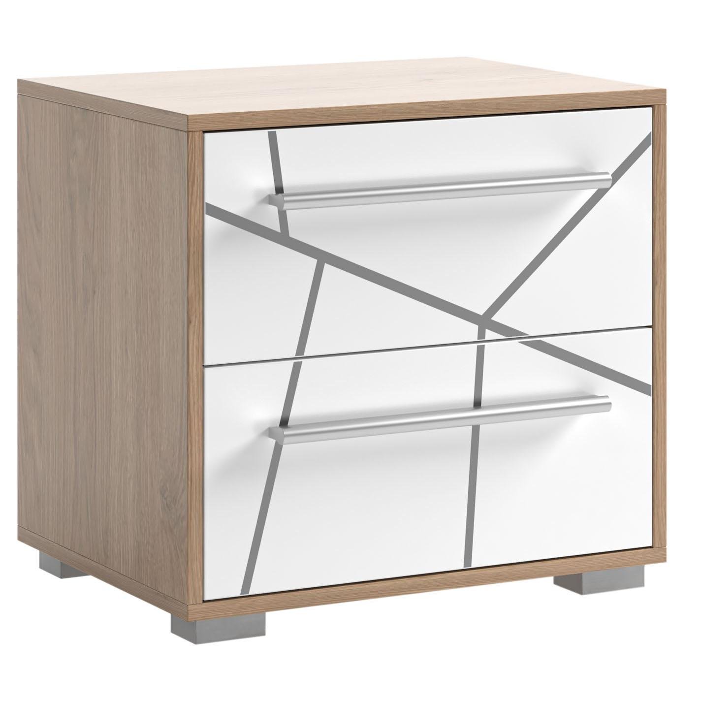 Тумба прикроватная Світ Меблів Тони из ДСП Дуб артизан/Нимфея альба (51230) Тумба прикроватная Світ Меблів Тони из ДСП Дуб артизан/Нимфея альба (51230)