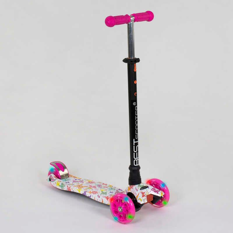 Самокат Best Scooter А 25593 /779-1336 MAXI 4 колеса PU d 12 см