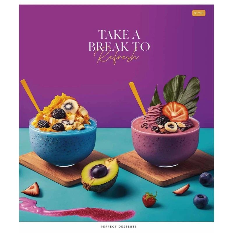 Школьная тетрадь в линейку Школярик 48 л. Разноцветный (NB-286-Z-148)