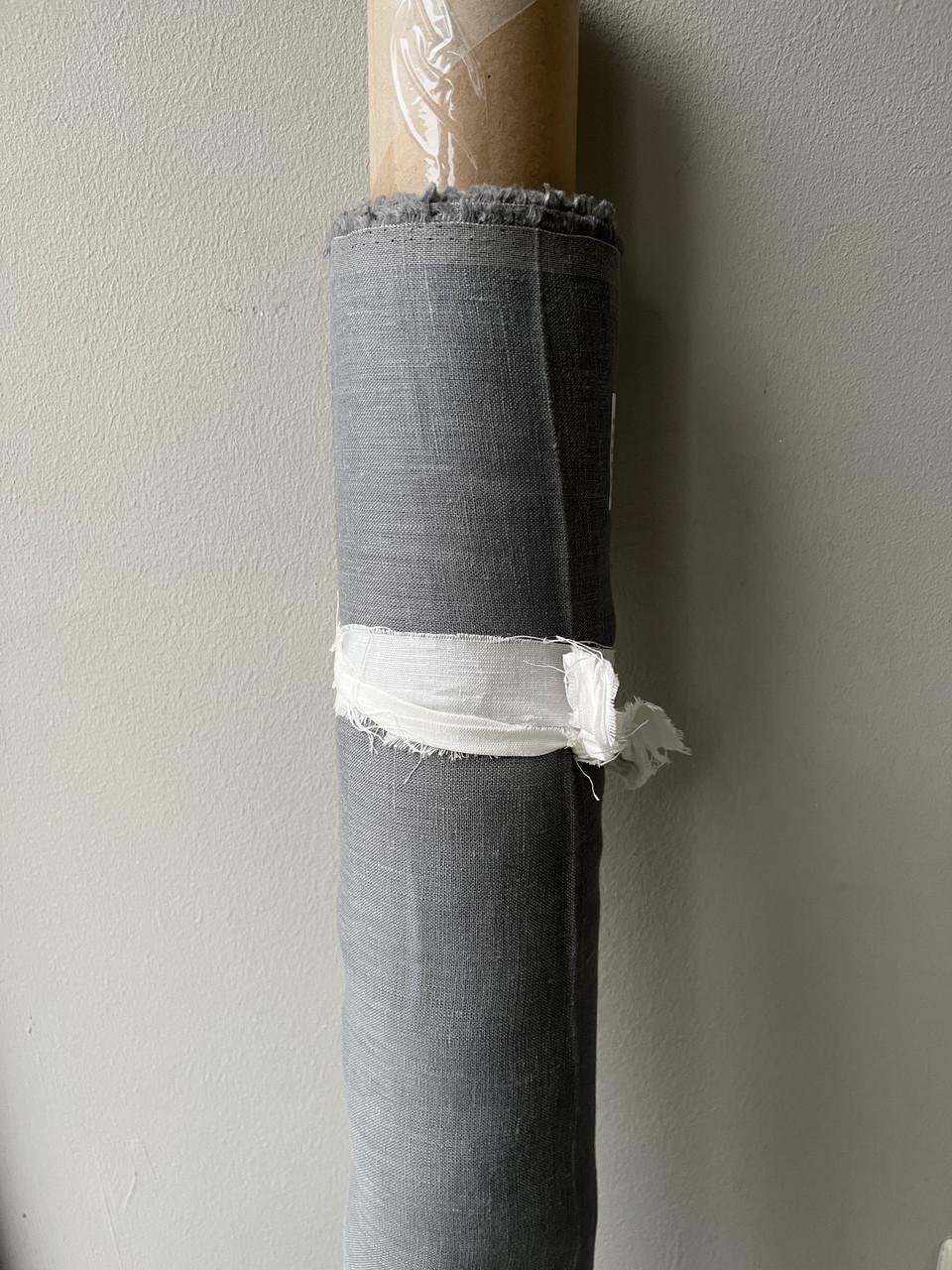 Ткань LINEN PLUS LINET-61 100% лен 150 см Серый - фото 3 Ткань LINEN PLUS LINET-61 100% лен 150 см Серый - фото 3