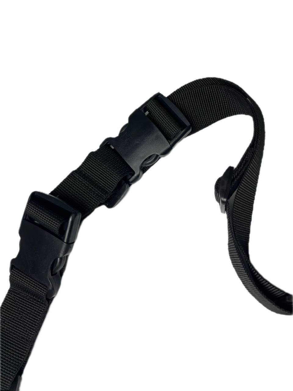 ᐉ Ремінь для автомата АК/РПК триточковий із карабіном Чорний • Краща ...