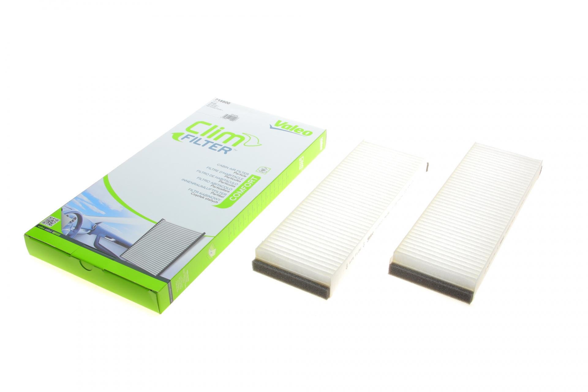 Фильтр салона VALEO для Audi A6 2,0/2,7TDI 04- 2 шт. (715500)