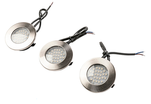 Комплект светодиодных LED светильников Marbella GTV LD-OBP27ZB-53 1,5W 6400K 3 шт. (12300938)