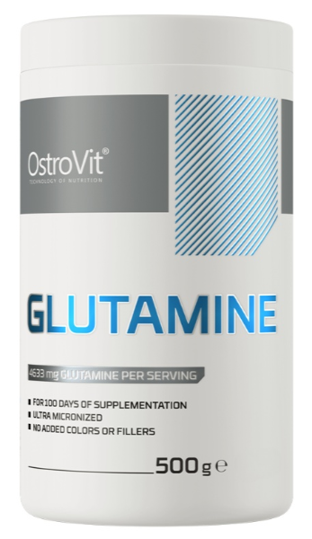 Аминокислота Глютамин OstroVit Glutamine Лимон 500 г