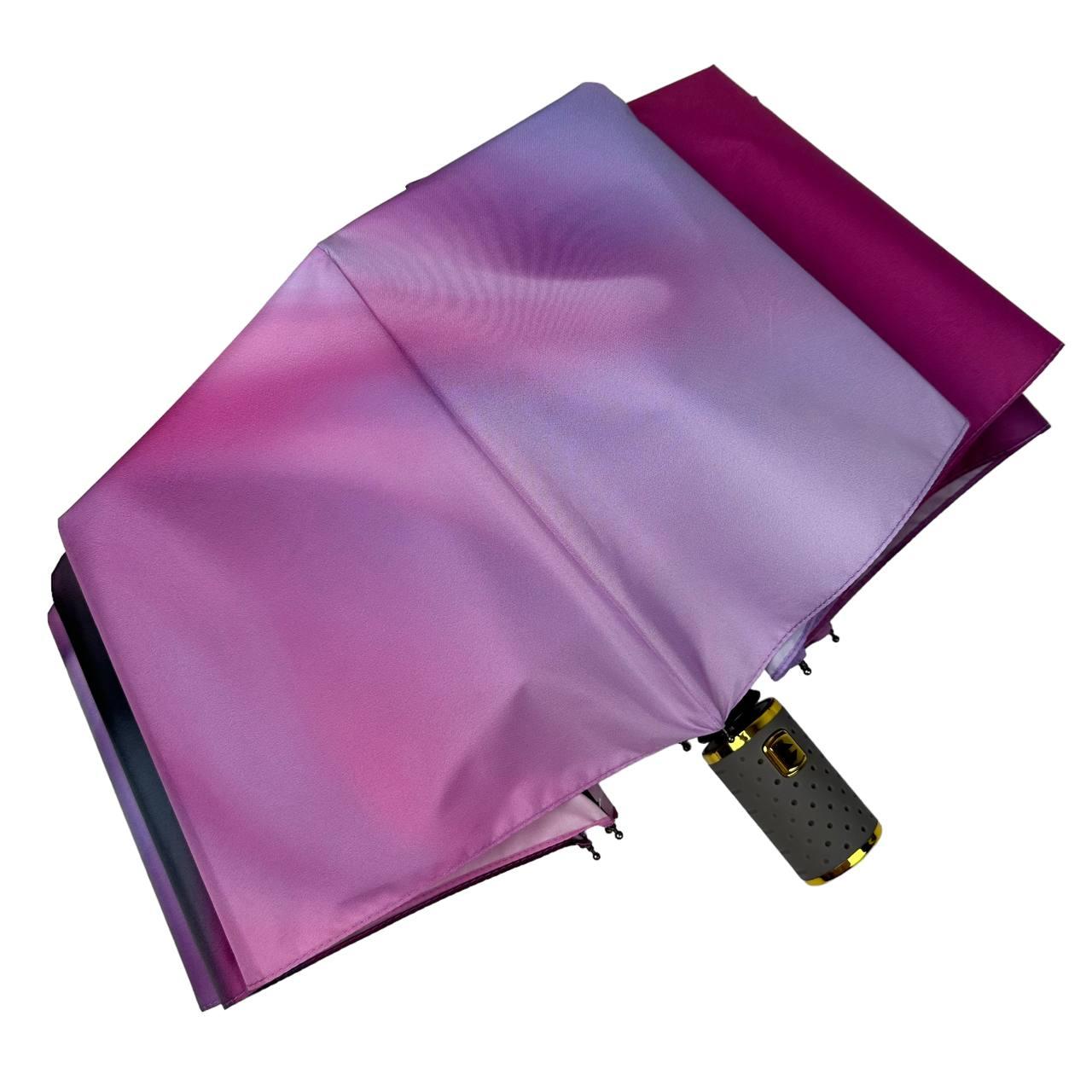 Зонт женский автомат Rain Flower цветочный принт в подарочной упаковке с платком (01030-1) - фото 4 Зонт женский автомат Rain Flower цветочный принт в подарочной упаковке с платком (01030-1) - фото 4