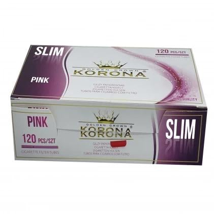 Гильзы для сигарет Korona SLIM 120 шт. Pink (11449424)