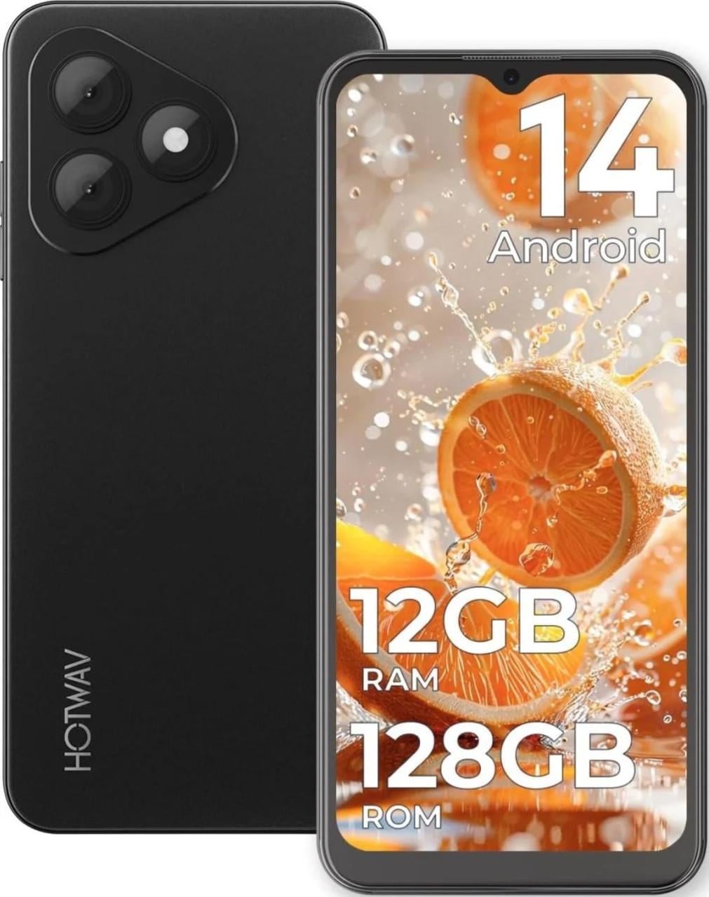 Смартфон Hotwav Note 15 Pro 4/128 Гб Global NFC Global Version Black (2542940882)