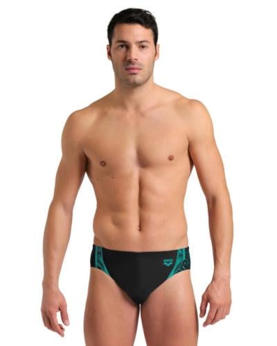 Плавки Arena SWIM BRIEFS GRAPHIC р. 80 Черный (005536-580 80) - фото 1