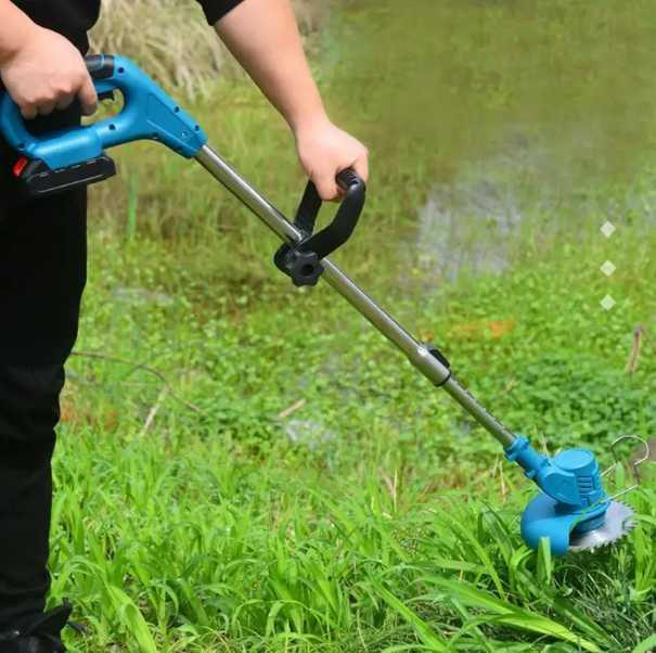 Газонокосарка акумуляторна з двома акумуляторами (25281461) - фото 18