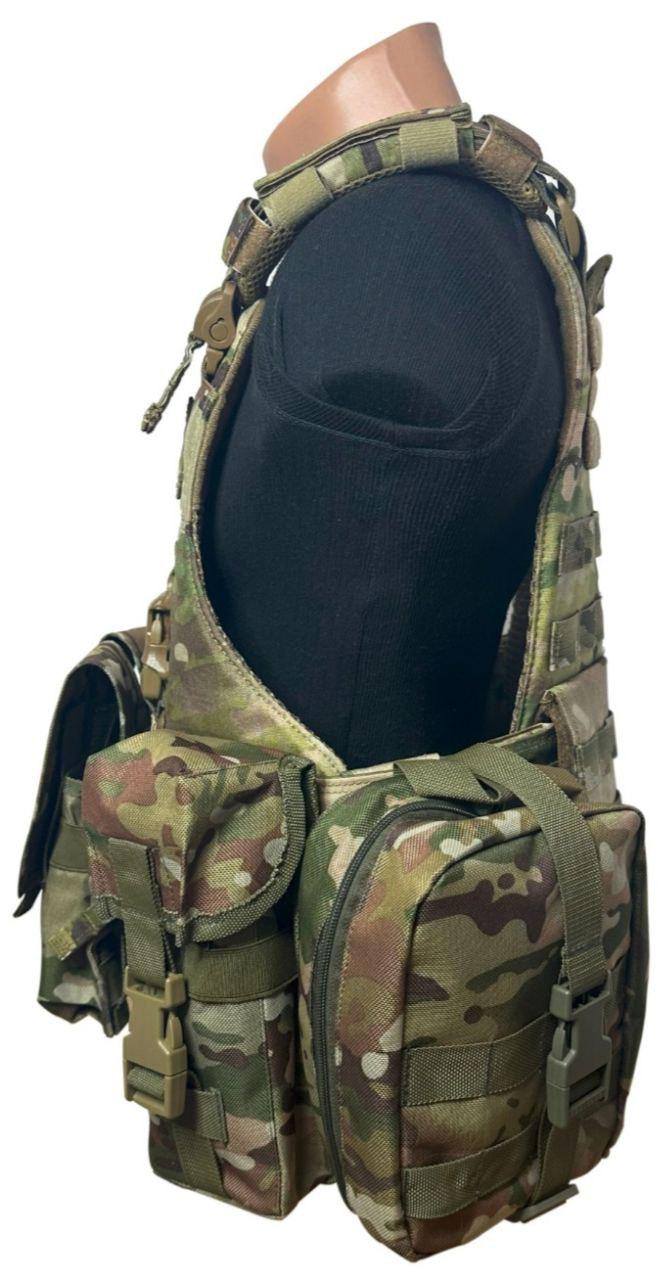 Плитоноска Warrior Assault Systems Quad Release Carrier с подсумками АК 7,62 7 З L Multicam - фото 3