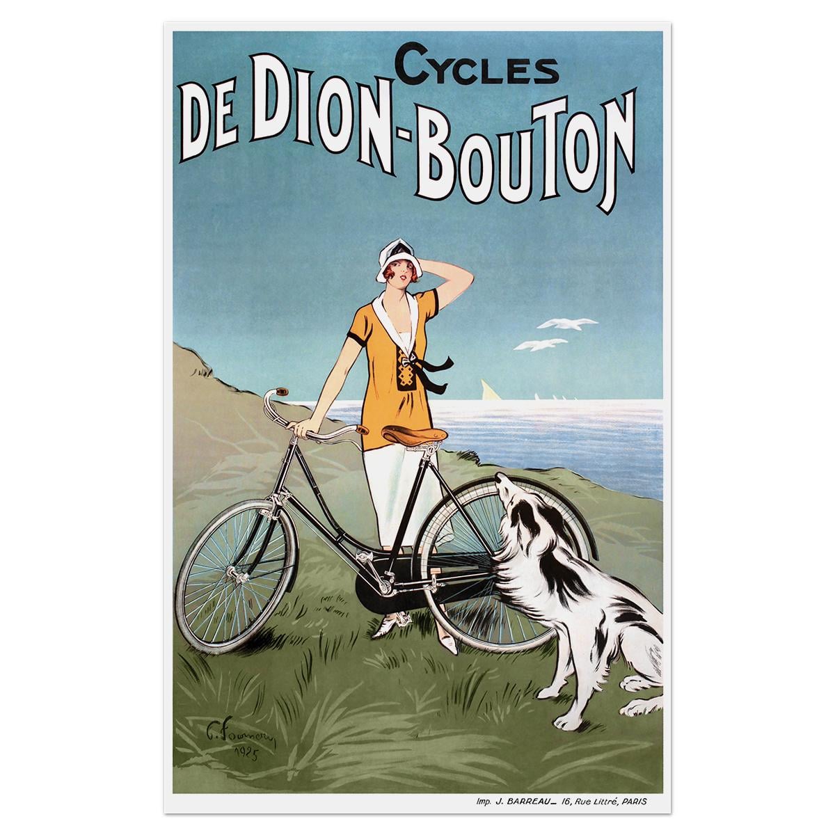 Плакат Cycles de Dion-Bouton 1925 55x86 см (0068) Плакат Cycles de Dion-Bouton 1925 55x86 см (0068)