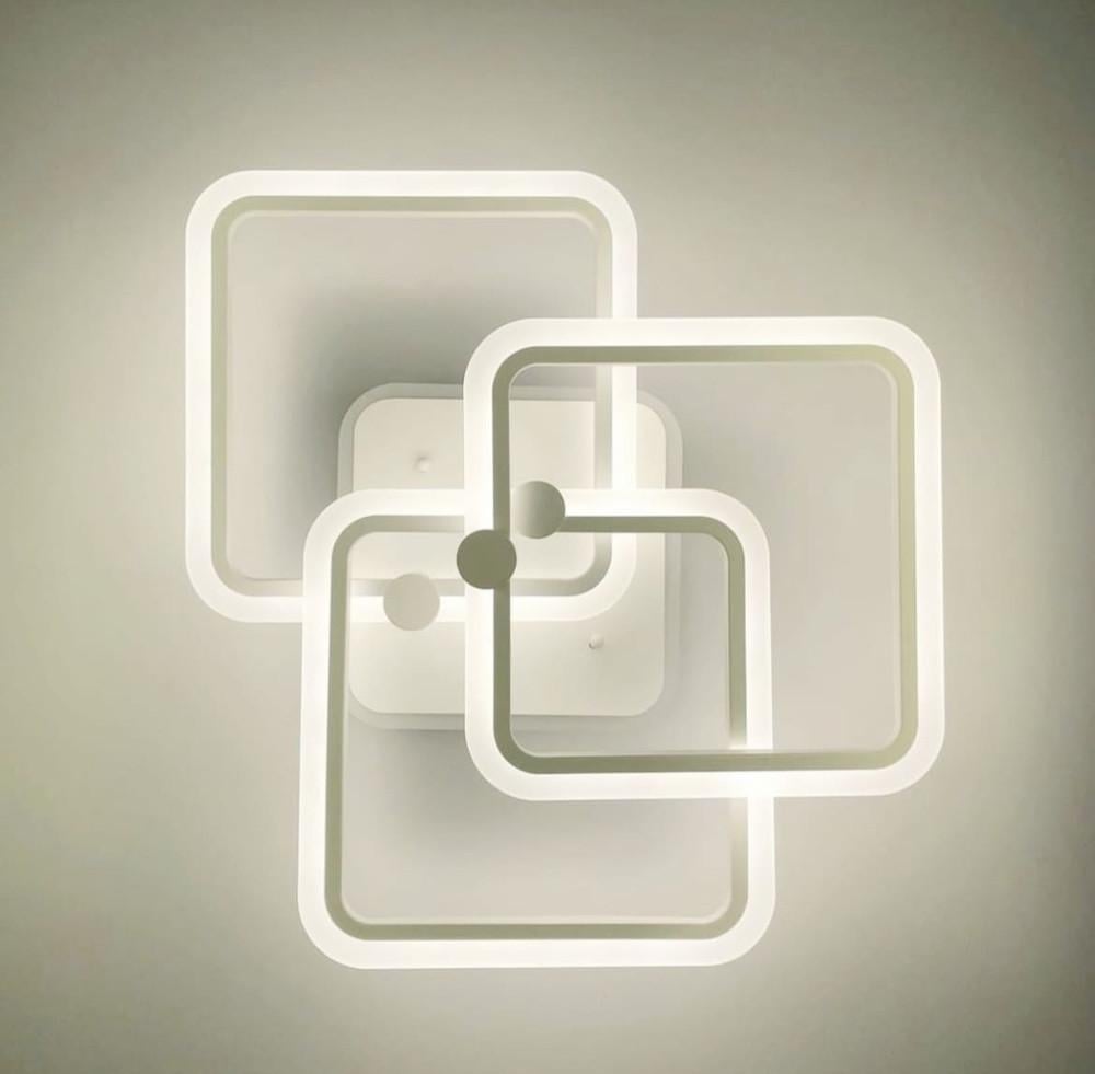 Люстра стельова LED на 3 рожка Білий (A 2503/3S WT)