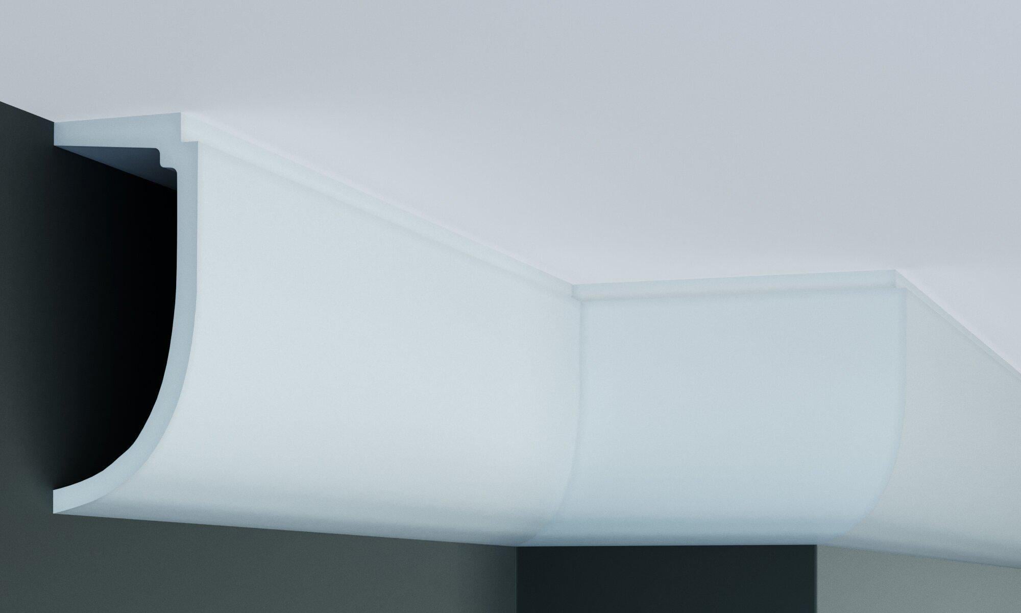 Карниз с гладким профилем Gaudi decor P 882 175x70 мм 2000 мм (12368719)