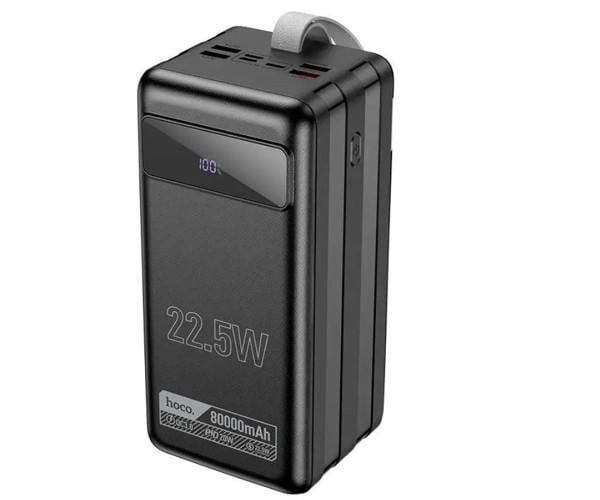 Батерея портативна Hoco DB50 80000 mAh Black