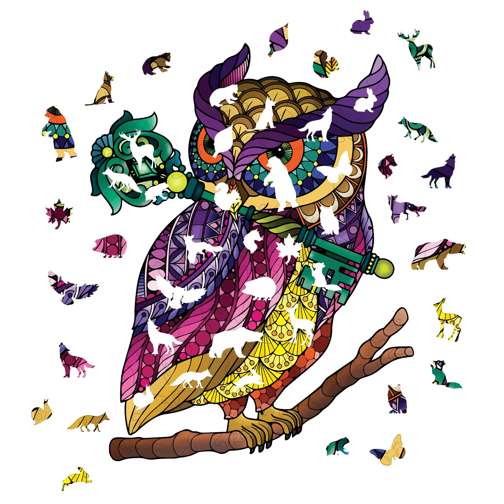 Пазл деревянный Загадочная Сова А4 (1160-4) - фото 2